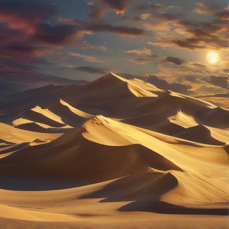 Golden Sunset Dunes