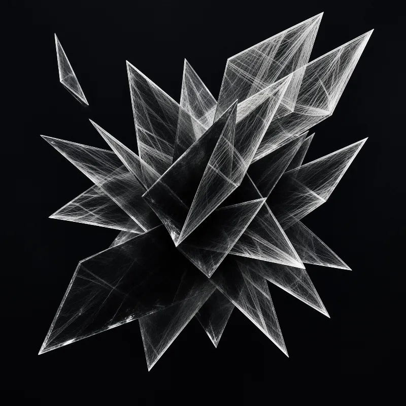 Abstract Geometric Shards