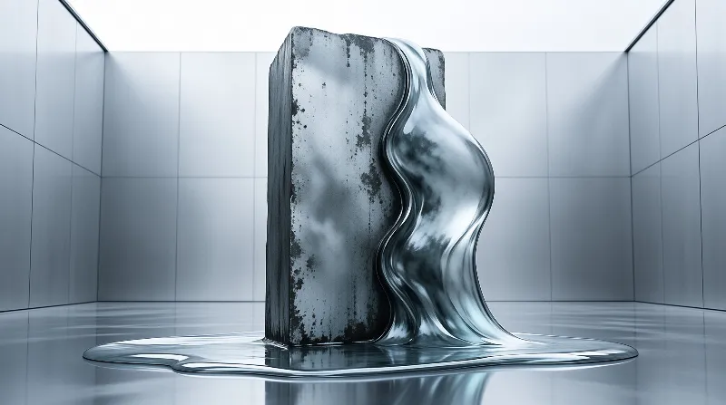 Concrete Block Liquid Flow