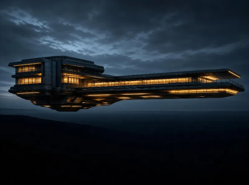Futuristic Floating Structure