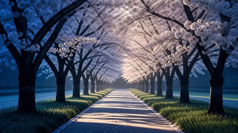 Ethereal Sakura Pathway