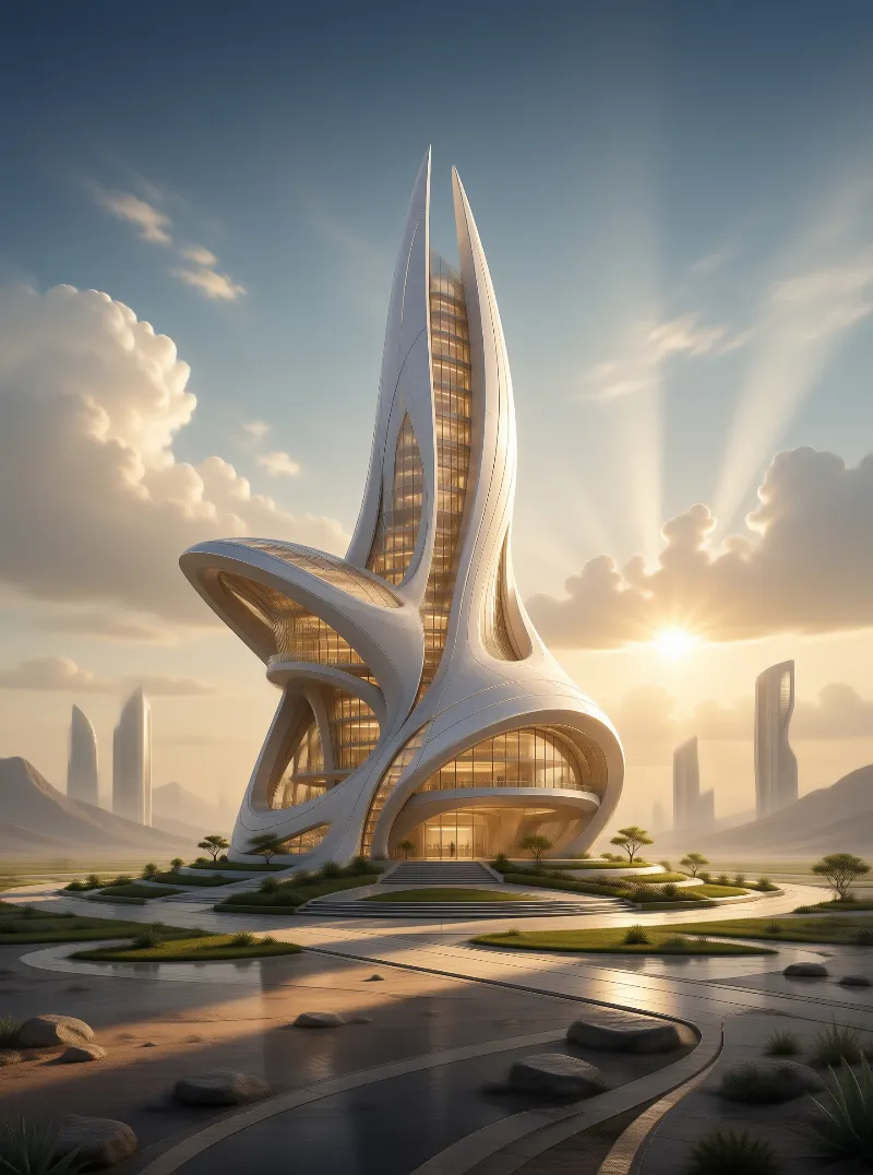 Futuristic Organic Tower