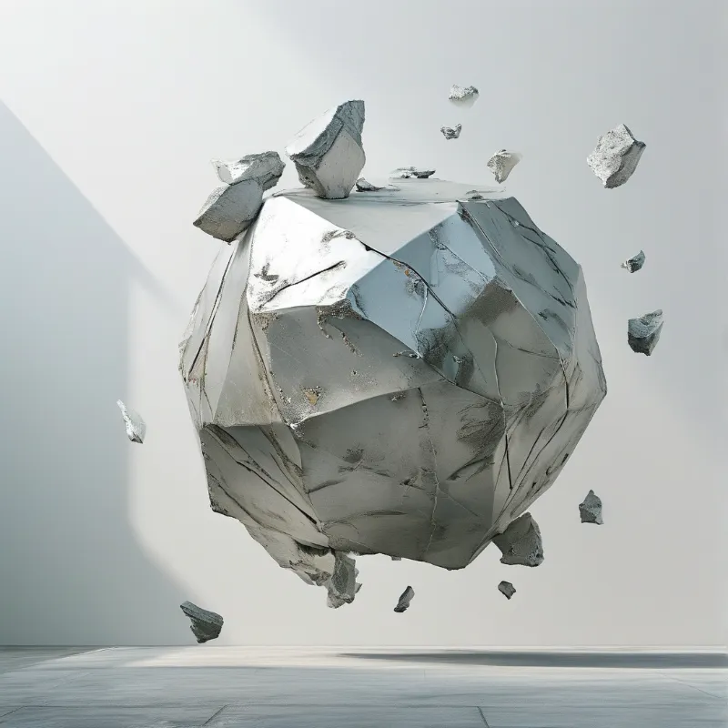 Floating Exploding Rock