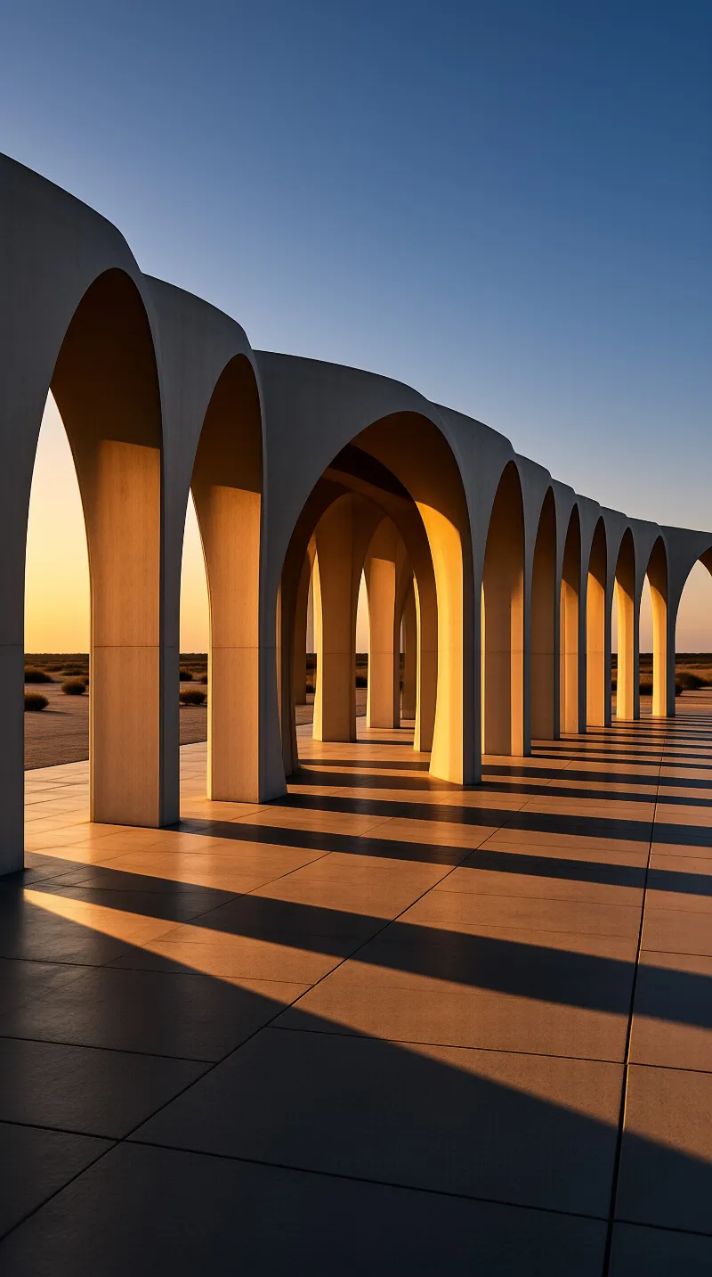 Desert Arches at Golden Hour