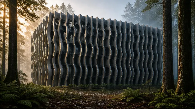 Modern Forest Building
