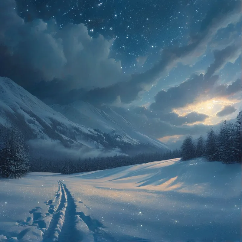 Winter Night Journey