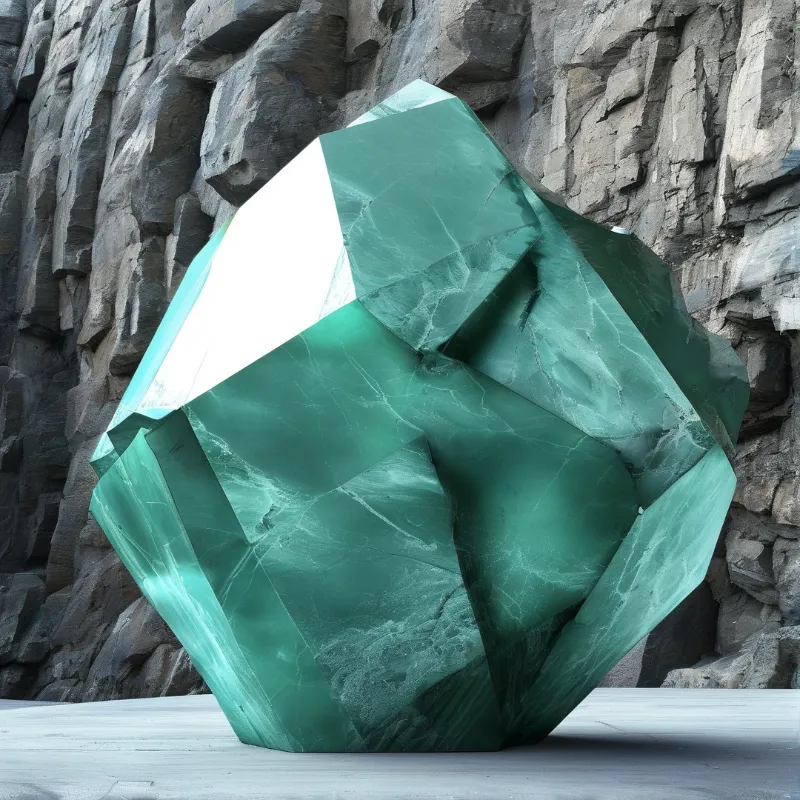 Giant Green Crystal