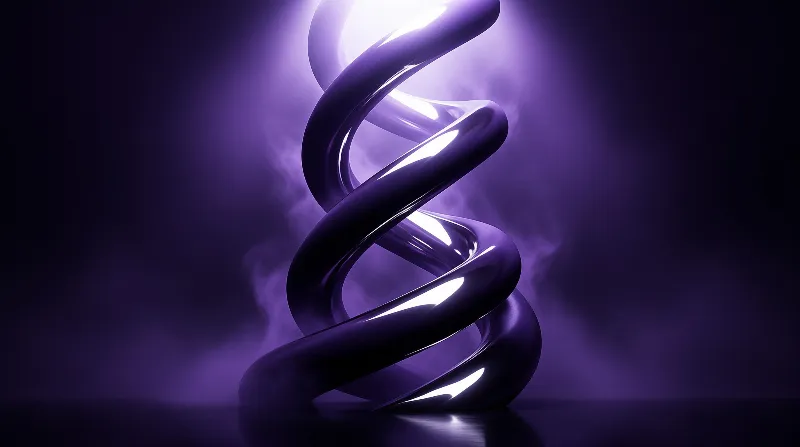 Abstract Purple Spiral