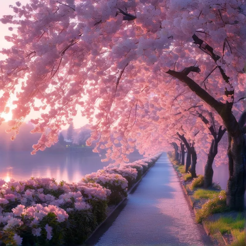 Cherry Blossom Tunnel