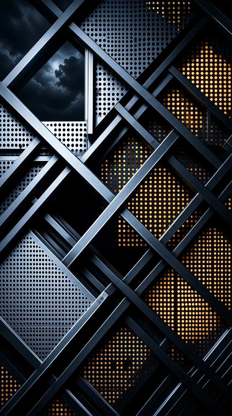 Industrial Geometric Abstract