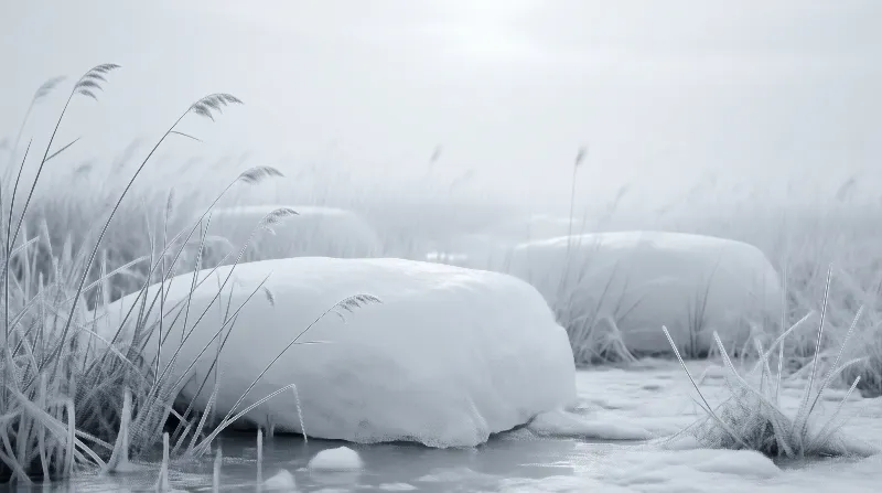 Frozen Icy Landscape