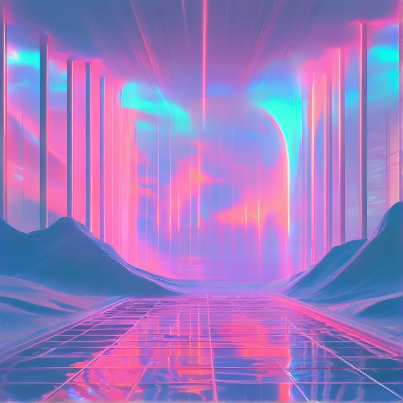 Synthwave Corridor