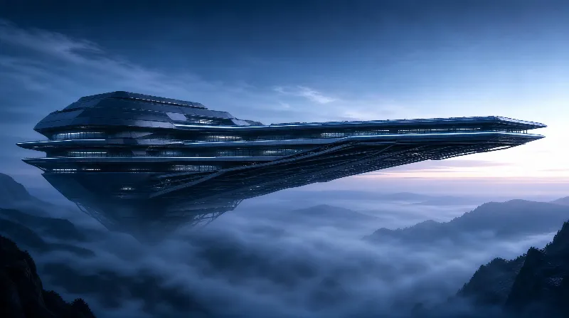 Futuristic Floating Structure
