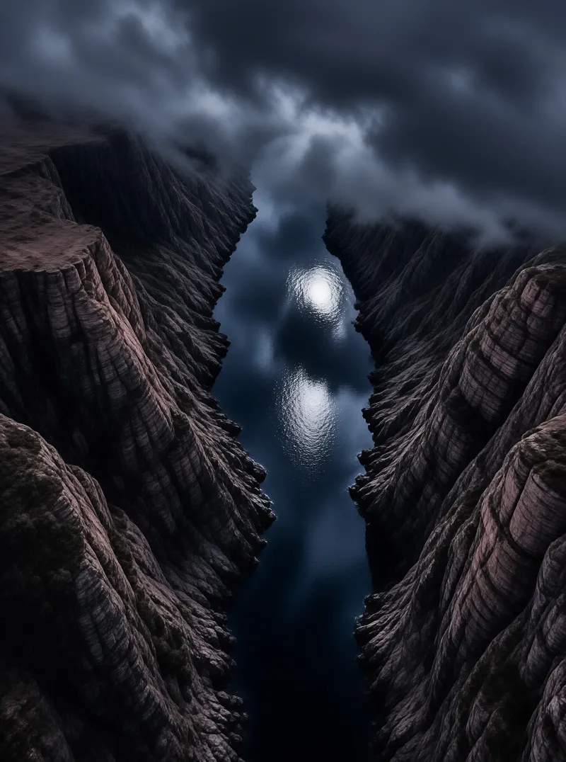 Moonlight in the Canyon
