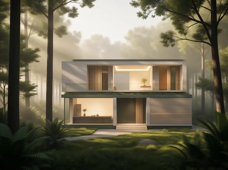 Modern Forest House