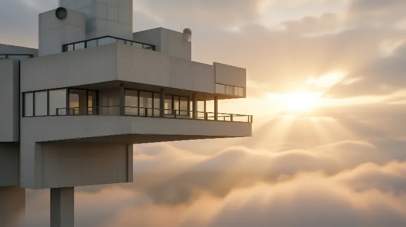 Floating Concrete Villa