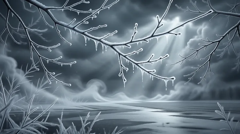 Frozen Winter Landscape