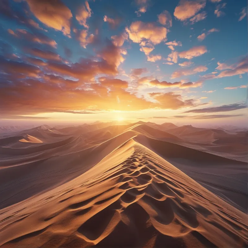 Desert Sunset Dunes