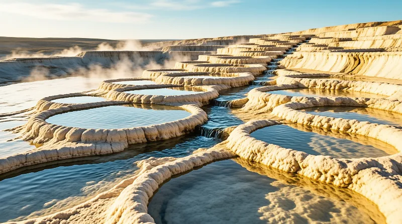 Mammoth Hot Springs Terraces