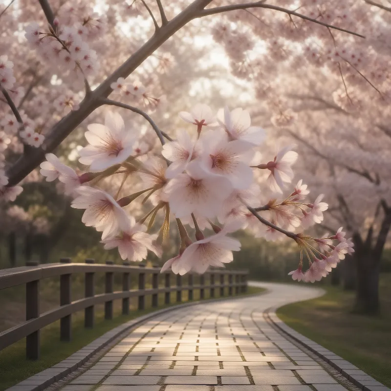 Sakura Path in Spring