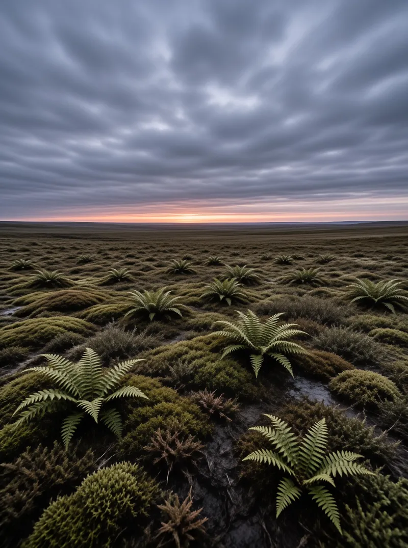 Fern Bog at Sunset