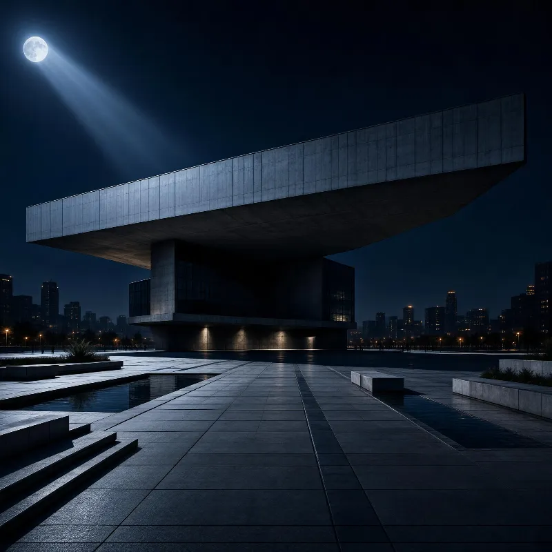Modern Architecture at Night