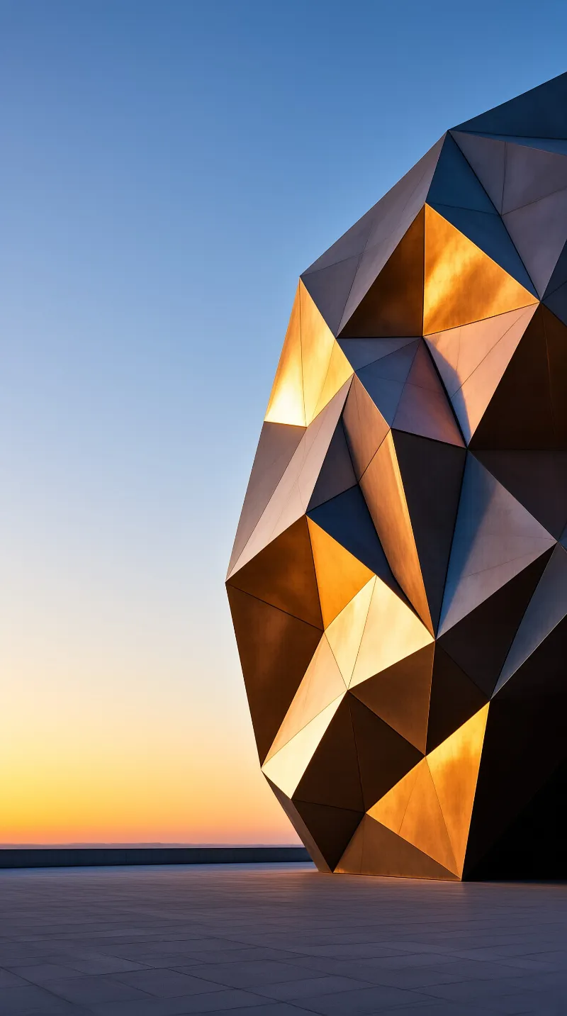 Geometric Structure at Sunset
