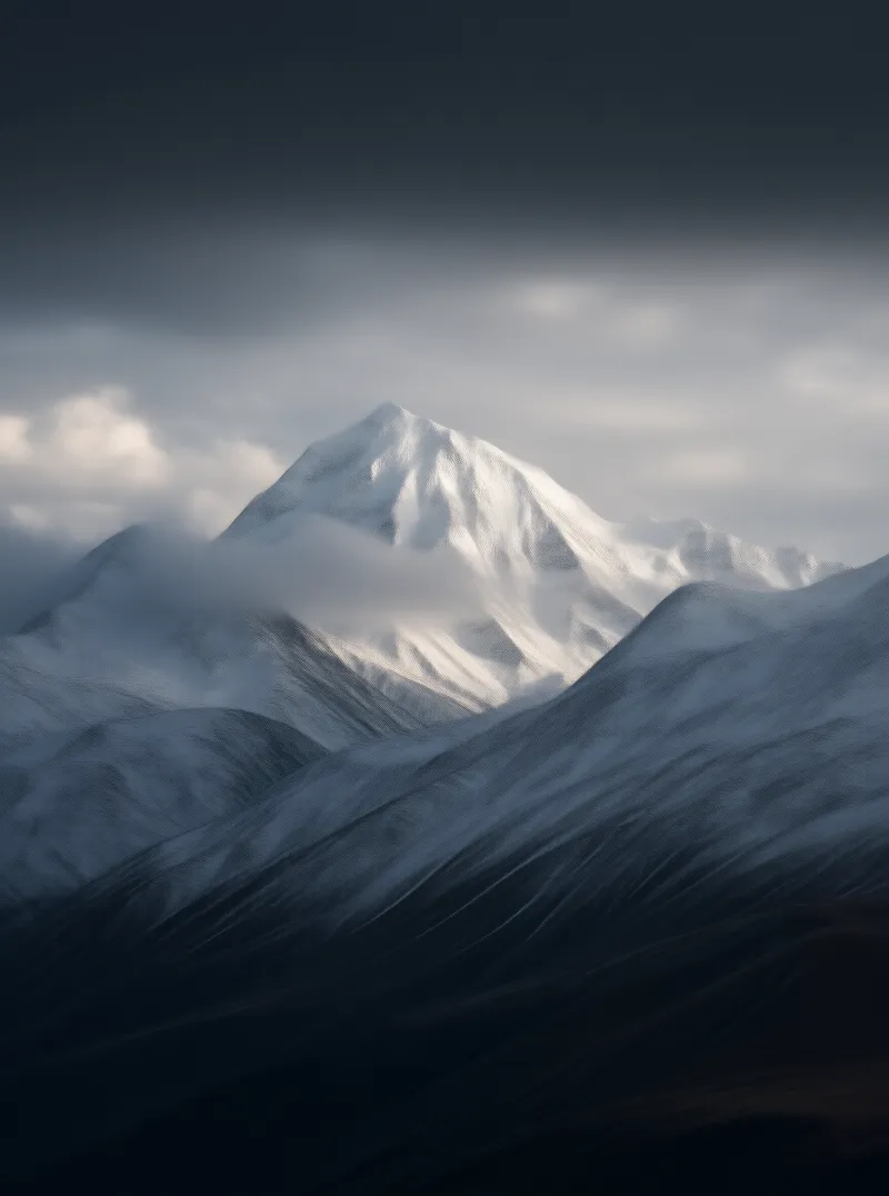 Majestic Snow-Capped Peaks