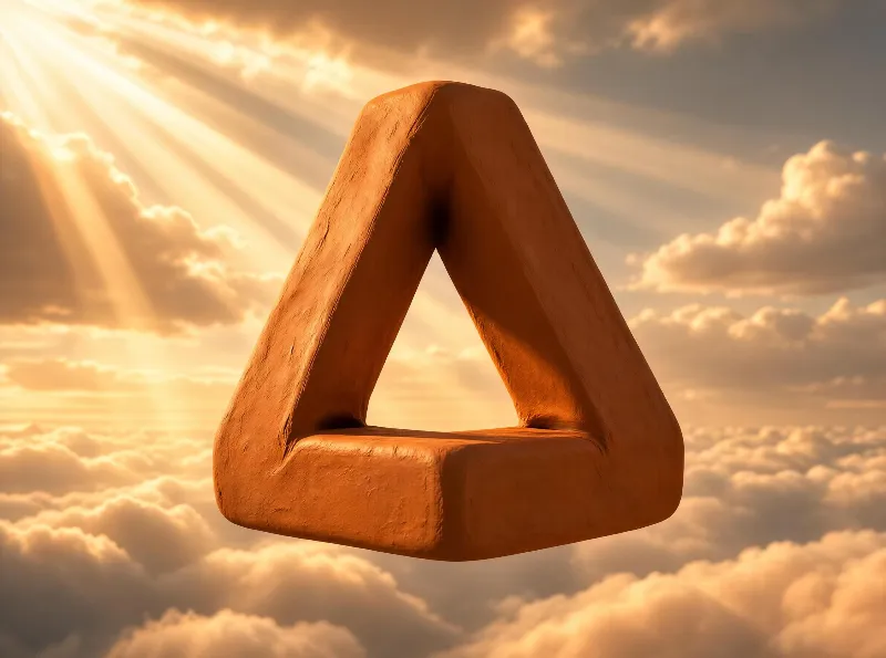Floating Penrose Triangle