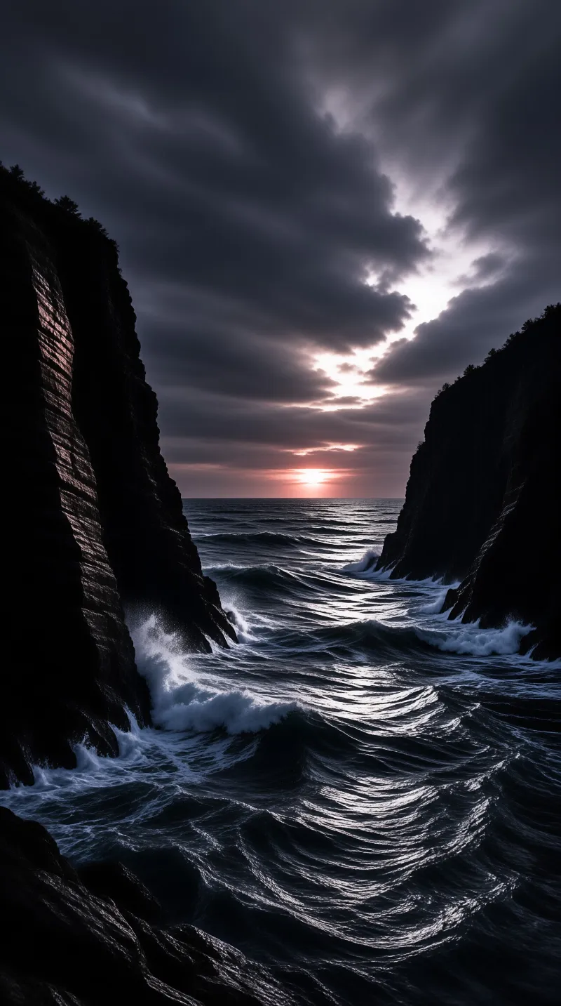 Dramatic Coastal Sunset