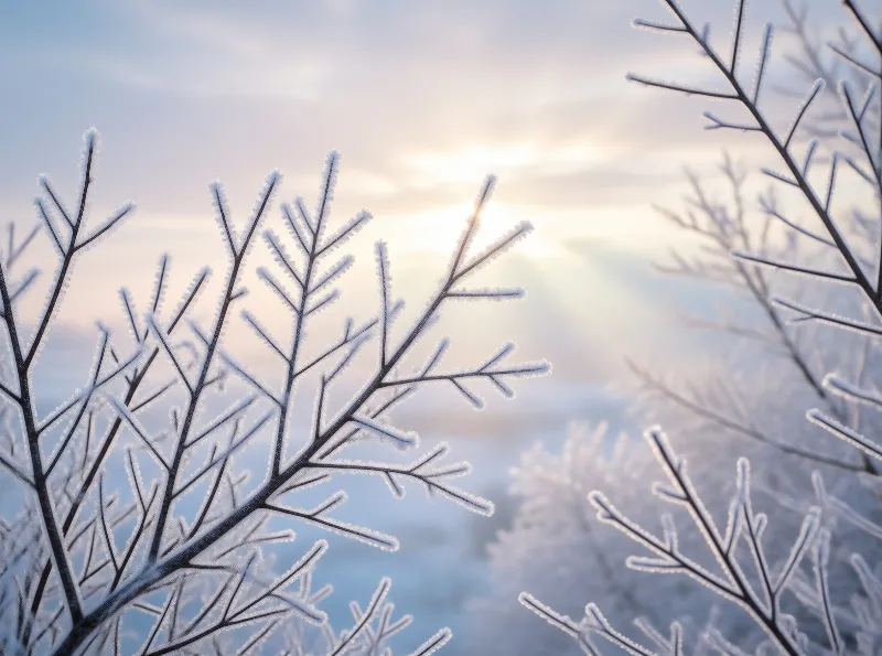 Frosty Winter Branches