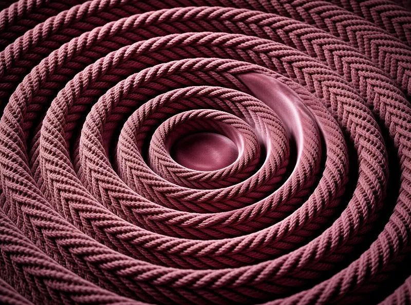 Rose Spiral Fabric