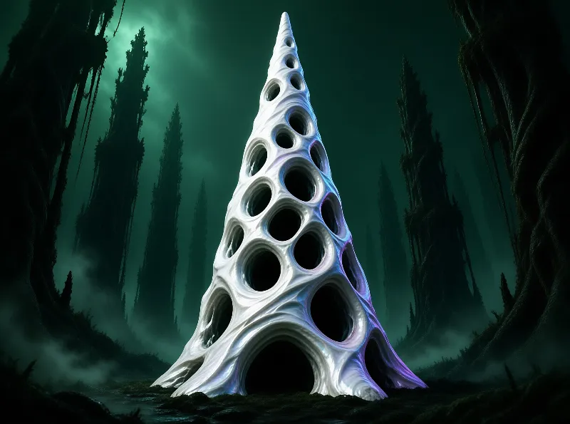 Mysterious Porous Tower