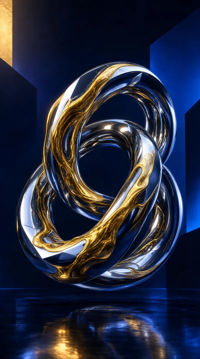 Abstract Metal Sculpture