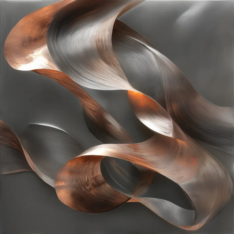 Abstract Metal Curves