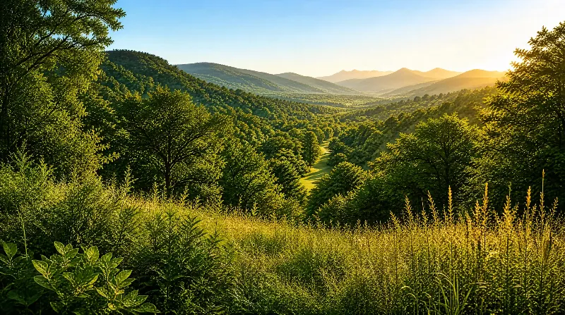 Lush Valley Landscape
