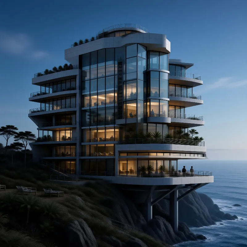 Modern Coastal Building