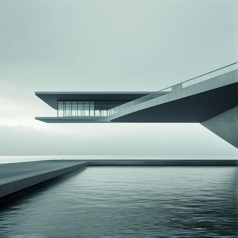 Minimalist Water Architecture