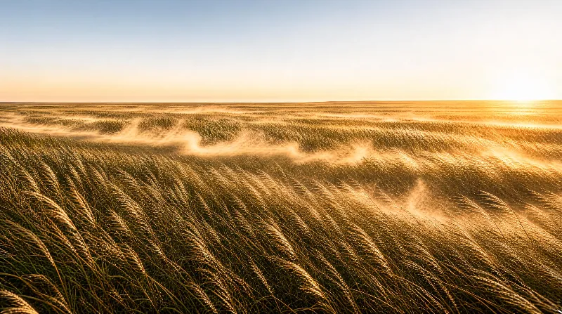 Golden Field at Dawn