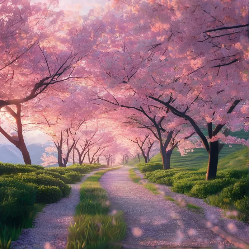 Cherry Blossom Path