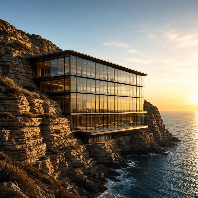 Cliffside Glass House