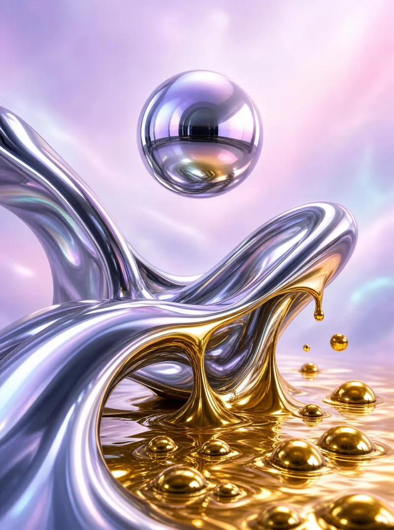 Metallic Fluid and Golden Spheres