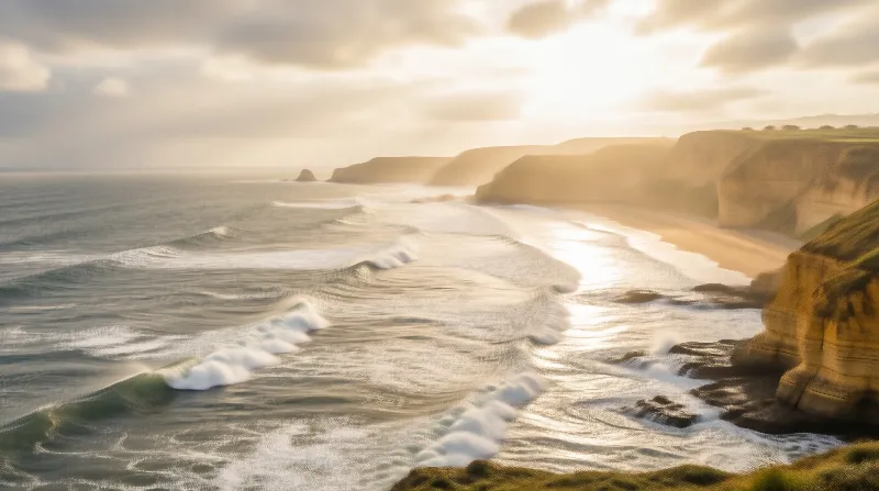 Golden Coastal Sunset