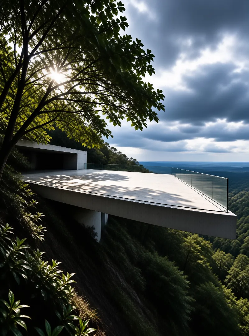 Modern Cliffside Architecture