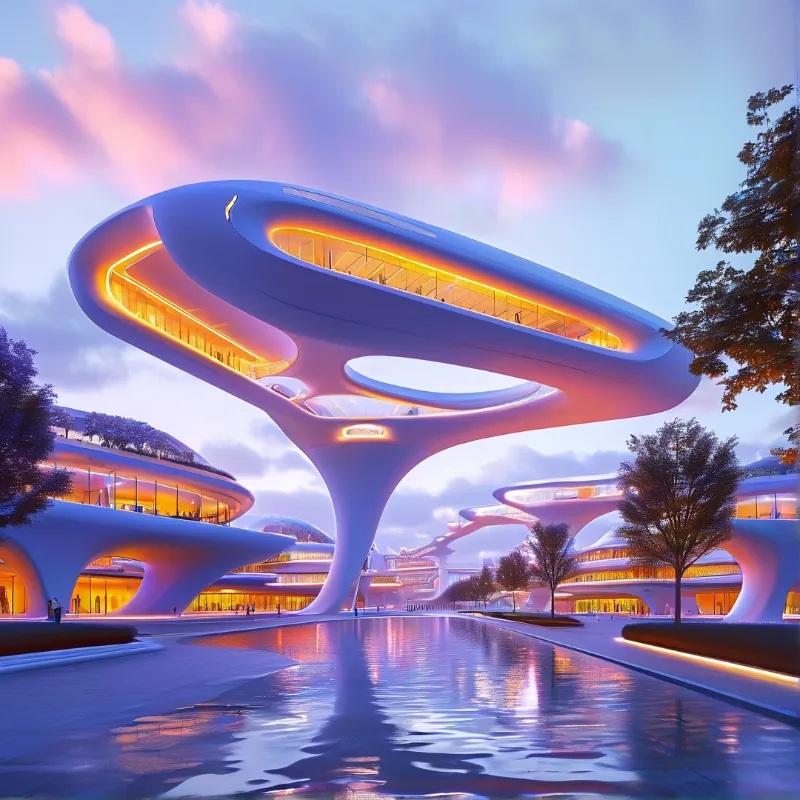 Futuristic Building Design
