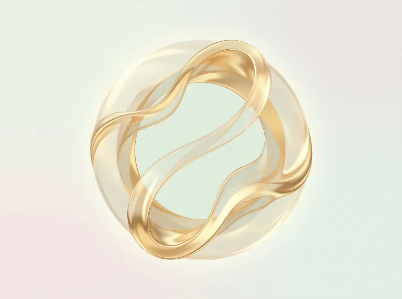 Abstract Golden Twisted Ring