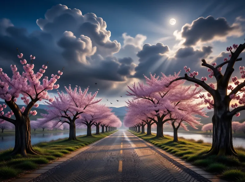 Cherry Blossom Road