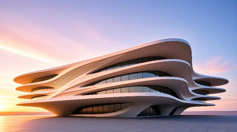 Futuristic Curvy Building