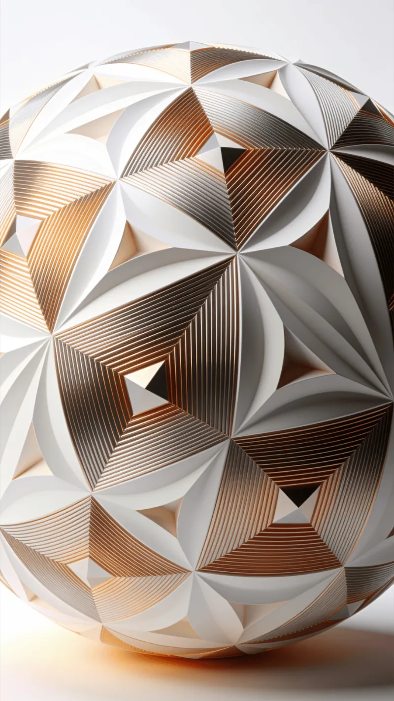 Elegant Geometric Sphere