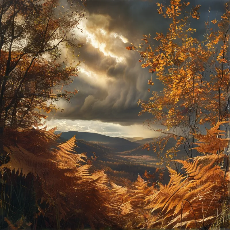 Dramatic Autumn Landscape